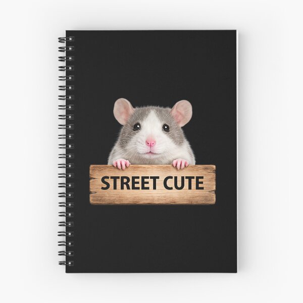 Item preview, Street Cute Rat Funny Quote Sticker designed and sold by EimSol.