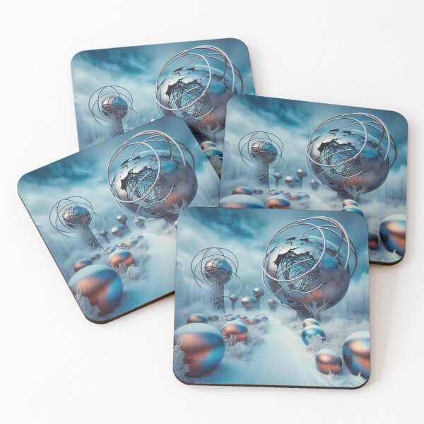 Item preview, Spheres in a winter landscape designed and sold by HerbertFlenner.