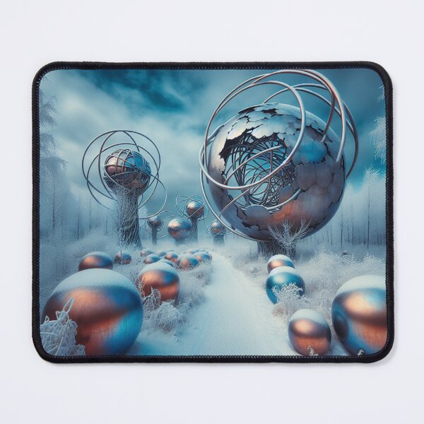 Item preview, Spheres in a winter landscape designed and sold by HerbertFlenner.