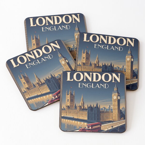 Item preview, London Skyline at Sunset Travel Poster designed and sold by designerr23 ⭐⭐⭐⭐⭐.