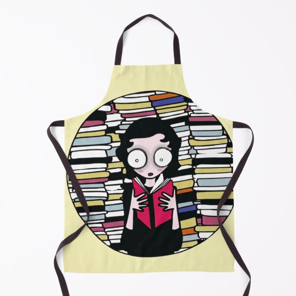 Item preview, Girl with Books - Original Illustration designed and sold by LalaPache.