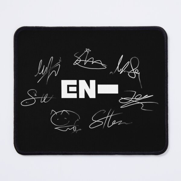Item preview, ENHYPEN Member Signatures and Logo designed and sold by moamaxshop.