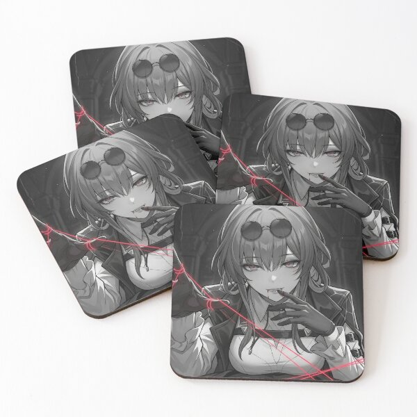 Item preview, Kafka // Honkai: Star Rail Illustration - Monochrome Gothic Vampire Mommy Anime Art designed and sold by Astraphyllia.