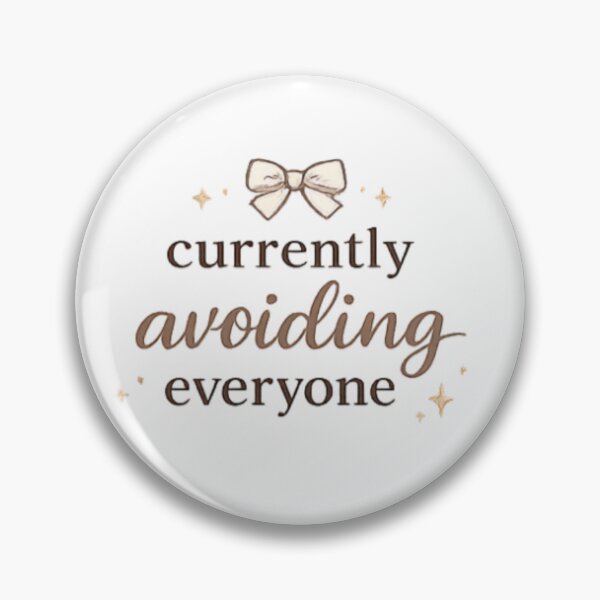Item preview, Currently Avoiding Everyone | Introvert Aesthetic Minimal Quote Design designed and sold by AeraArts.