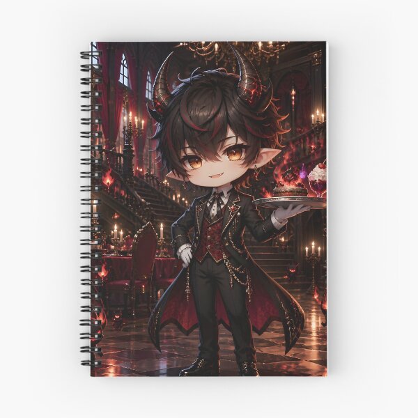 Item preview, CuteDemon Butler Victorian Gothic Art Print designed and sold by sigmaartstudio.