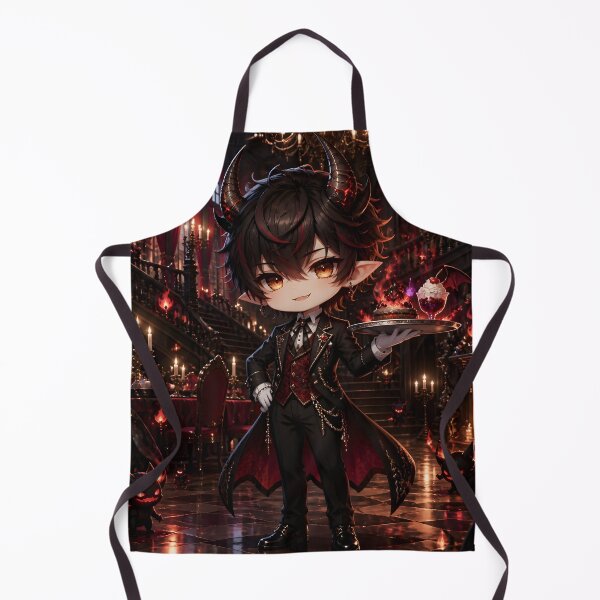 Item preview, CuteDemon Butler Victorian Gothic Art Print designed and sold by sigmaartstudio.