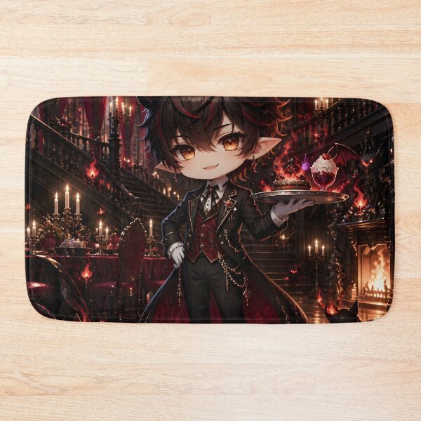 Item preview, CuteDemon Butler Victorian Gothic Art Print designed and sold by sigmaartstudio.
