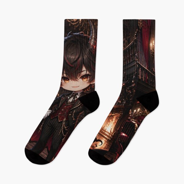 Item preview, CuteDemon Butler Victorian Gothic Art Print designed and sold by sigmaartstudio.