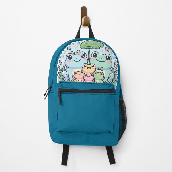 Item preview, Frog Family – Cute Cartoon Frog Adventure & Cozy Nature Design Pastel designed and sold by ArtsyExplorer.
