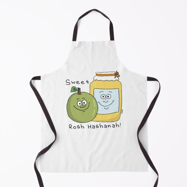 Item preview, Sweet Rosh Hashanah – Cute Apple and Honey Jar Jewish New Year designed and sold by MyxaART.
