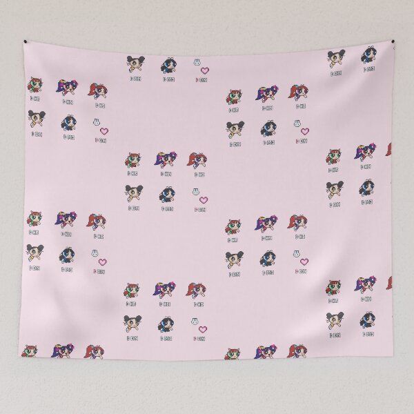 Item preview, NewJeans Powerpuff Girls Pixel Art Member Sprites designed and sold by moamaxshop.