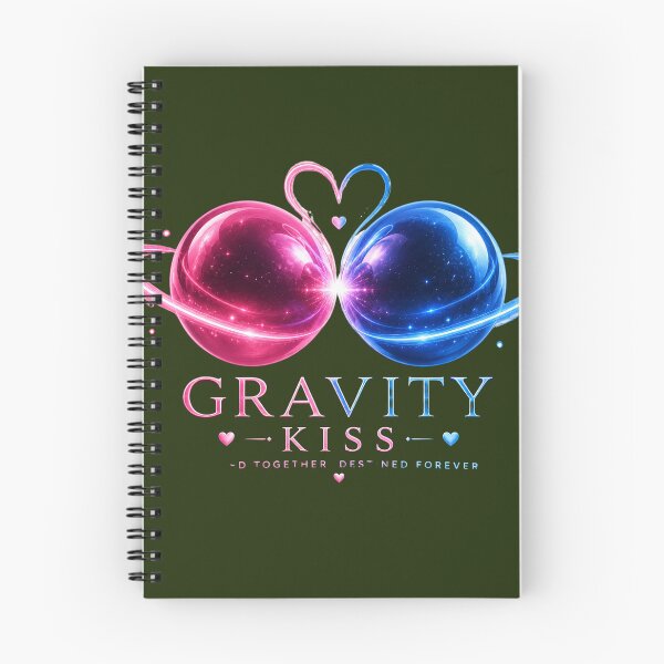 Item preview, Gravity Kiss – Cosmic Attraction Love Design, Romantic Celestial Connection Illustration for Couples designed and sold by JagrDesigns.