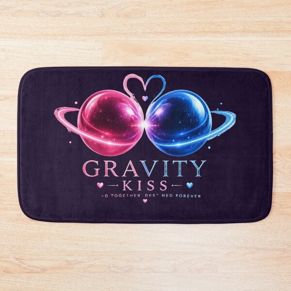 Item preview, Gravity Kiss – Cosmic Attraction Love Design, Romantic Celestial Connection Illustration for Couples designed and sold by JagrDesigns.