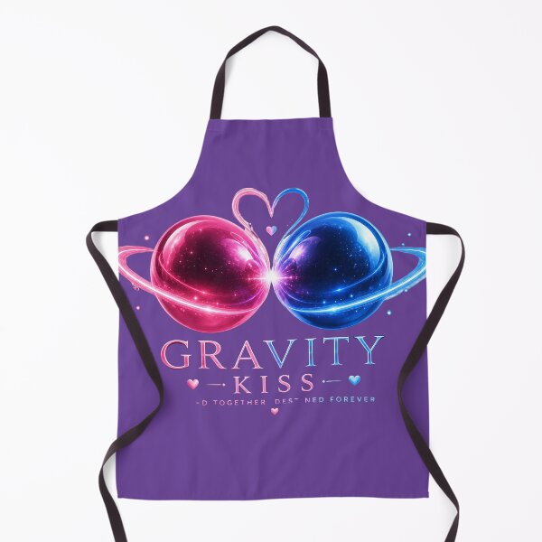 Item preview, Gravity Kiss – Cosmic Attraction Love Design, Romantic Celestial Connection Illustration for Couples designed and sold by JagrDesigns.