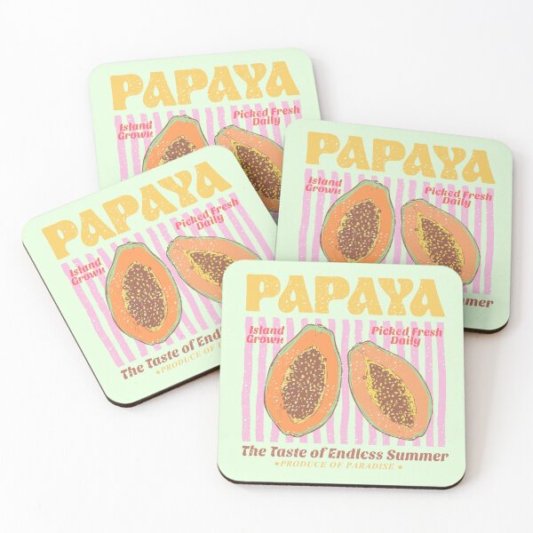 Item preview, Vintage Retro Summer Fruits - Papaya Summer Tropical Fruit Tee designed and sold by JDVNart.