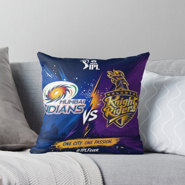 Item preview, Mumbai Indians vs Kolkata Knight Riders – IPL Fever Rivalry Tee designed and sold by Crick-Art.