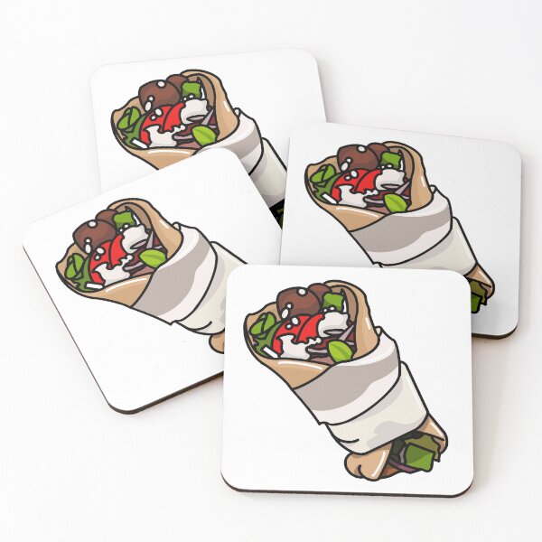 Item preview, Gyros Sticker | Postcards from Greece Collection designed and sold by PinkPeelUK.