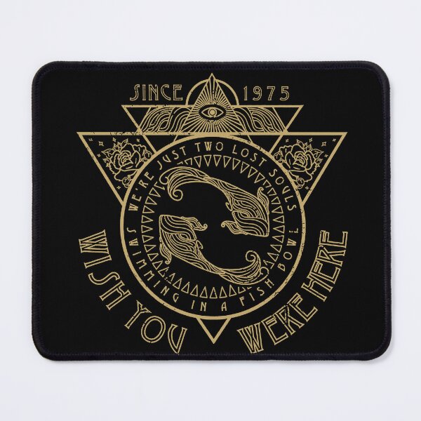 Item preview, Pink Floyd Wish You Were Here Sacred Geometry Gold Mandala Art designed and sold by playrify.