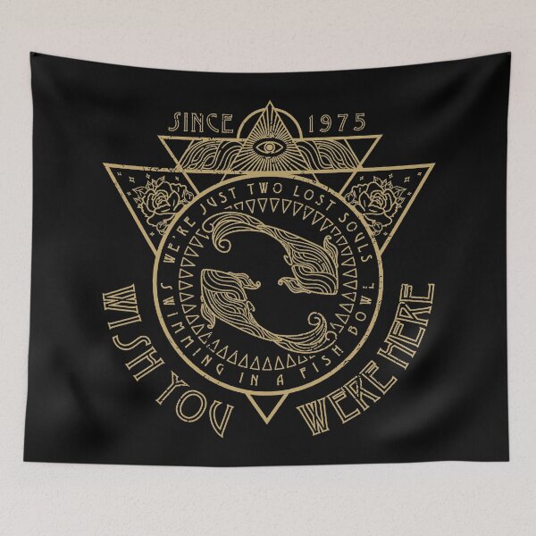 Item preview, Pink Floyd Wish You Were Here Sacred Geometry Gold Mandala Art designed and sold by playrify.