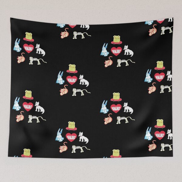 Item preview, NewJeans NWJNS Doodle Animal Heart Mascot designed and sold by moamaxshop.