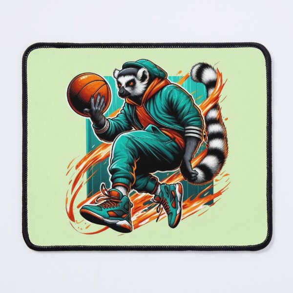 Item preview, Basketball Lemur – Streetwear Animal Sports Design designed and sold by Dogandesighn.