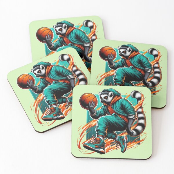 Item preview, Basketball Lemur – Streetwear Animal Sports Design designed and sold by Dogandesighn.