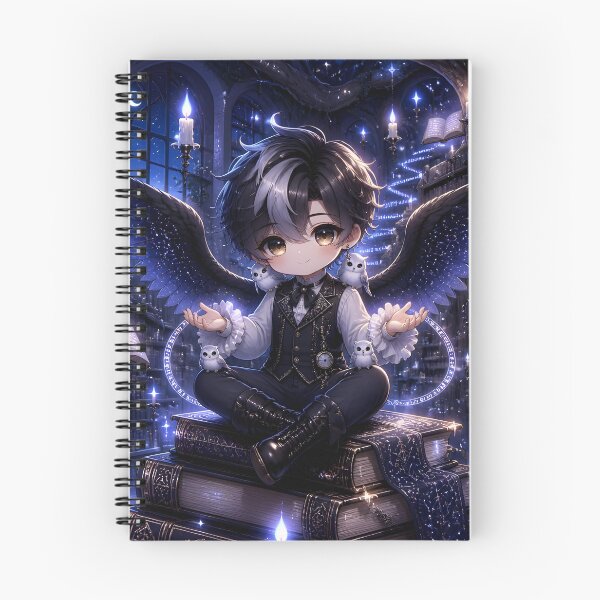 Item preview, Gothic Angel of the Midnight Library designed and sold by sigmaartstudio.
