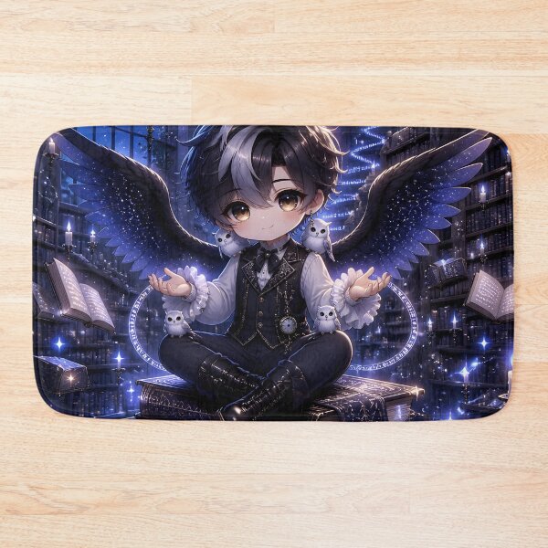 Item preview, Gothic Angel of the Midnight Library designed and sold by sigmaartstudio.