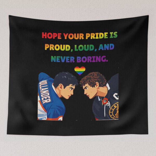 Item preview, Hope Your Pride Is Proud Loud And Never Boring LGBTQ Hockey Rivalry  designed and sold by EdificaturasArt.