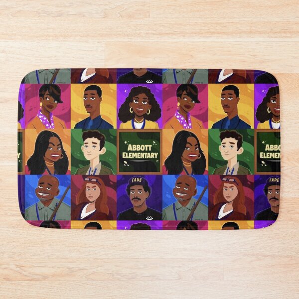 Item preview, Abbot Elementary School Portaits Cast Sitcom Graphic Cartoon designed and sold by tracynguyen23.