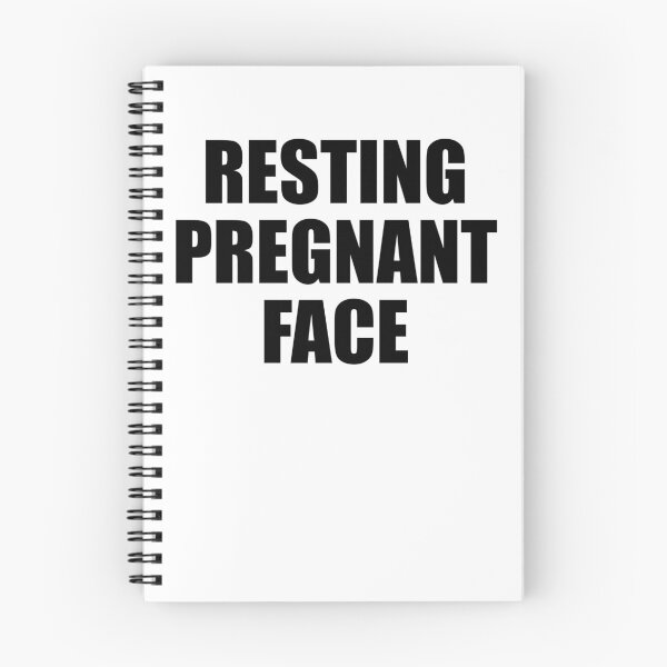 Item preview, Expecting Mother Resting Pregnant Face Funny Pregnancy Gear designed and sold by DynamicDesign.