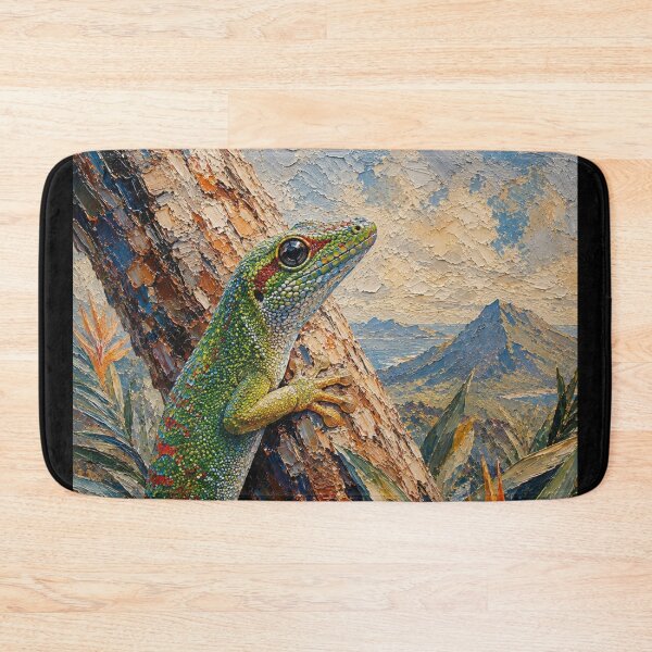 Item preview, Green Gecko - nature - Animal and Reptile Lovers designed and sold by artyfartypants.