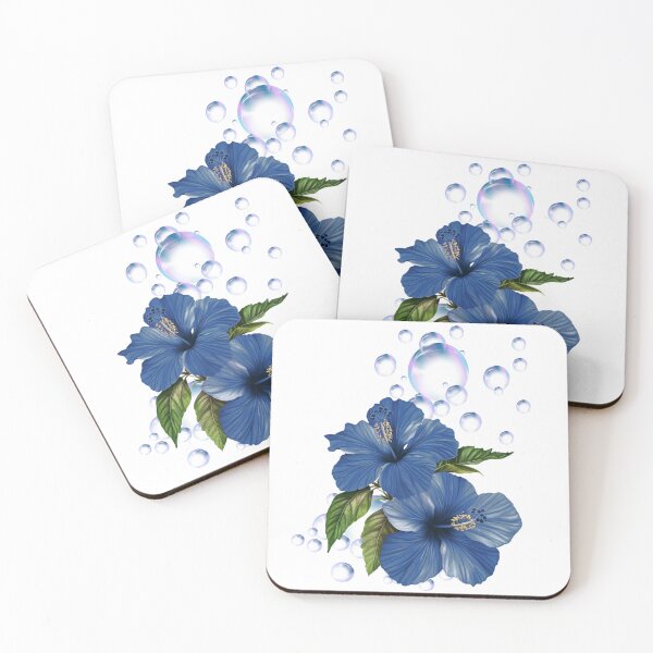 Item preview, hibiscus flower graphic beautiful flower design, Blue Hibiscus  designed and sold by panguin8SCh.