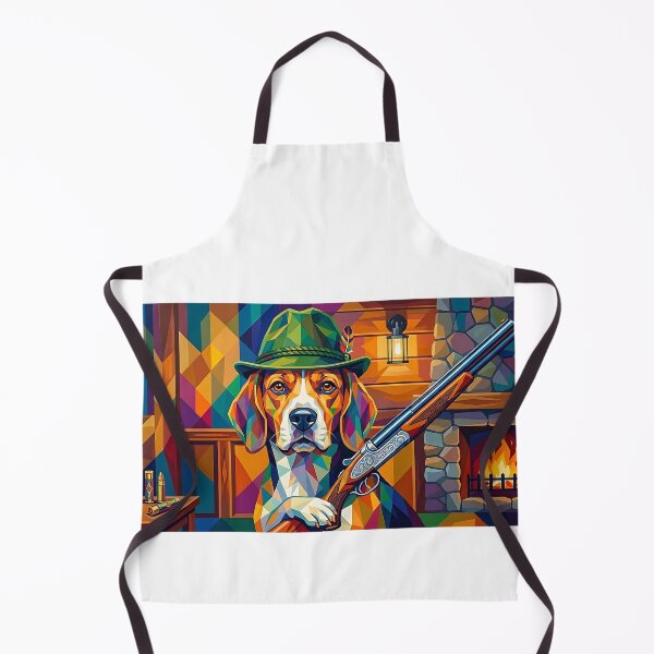 Item preview, Beagle hunting dog pop art portrait designed and sold by Pfotenfaden.