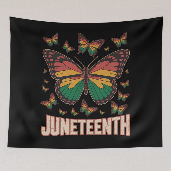 Item preview, Butterflies Juneteenth Black History African American designed and sold by TyraYoung.