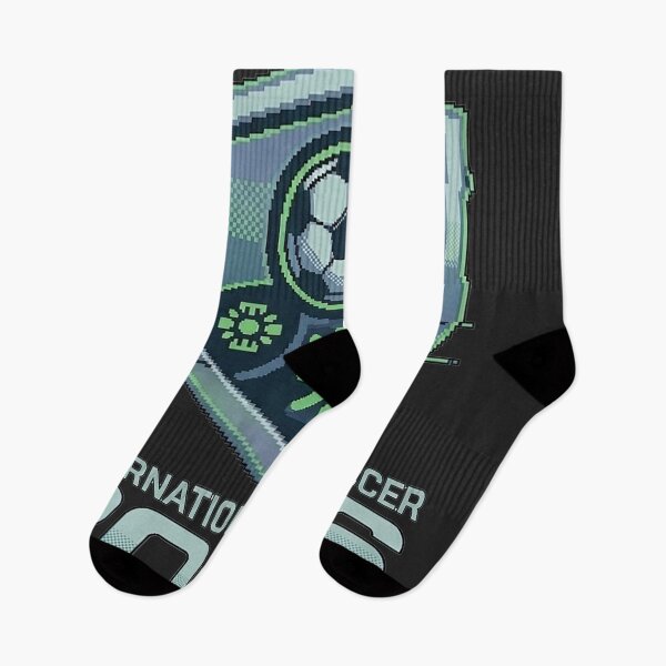 Item preview, International Soccer 2026 Retro Pixel Glitch Crest designed and sold by rygenr8.