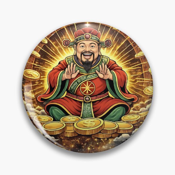 Item preview, God of Wealth Dollar Signs Caishen Money Energy T-Shirt designed and sold by 无限丰富.