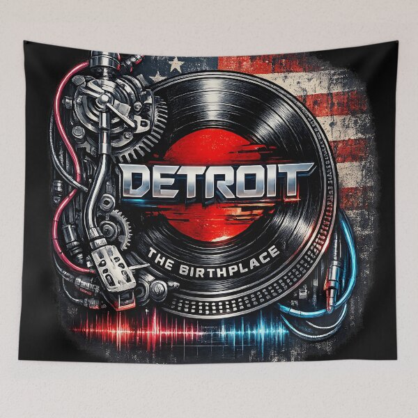 Item preview, Detroit Techno Birthplace Industrial Global Tour designed and sold by  ZenRave Designs.