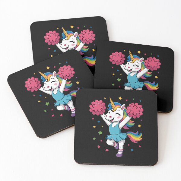Item preview, Cheerful Unicorn with Pom-Poms designed and sold by jkrphoto.