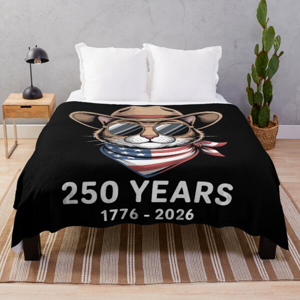 Item preview, America Flag 250 Anniversary USA Cat 4th of July designed and sold by TyraYoung.