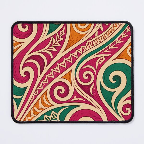 Item preview, New Zealand Māori Paua Pattern Koru Design 906 designed and sold by GrinGalore.