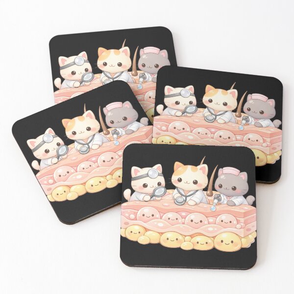 Item preview, Dermatology - cute kawaii cats designed and sold by DamioPolArt.