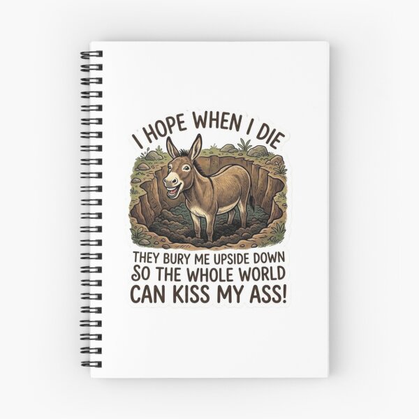 Item preview, I Hope When I Die designed and sold by Kirrindy Designs.
