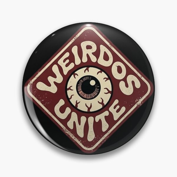 Item preview, Weirdos Unite Sticker designed and sold by NiftyGifty4U.