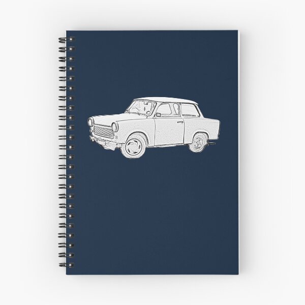 Item preview, Trabant "Trabbi" classic car monochrome designed and sold by soitwouldseem.