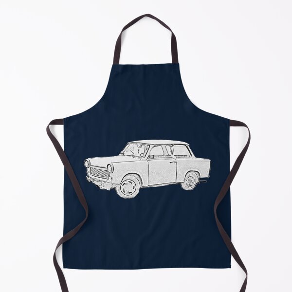 Item preview, Trabant "Trabbi" classic car monochrome designed and sold by soitwouldseem.
