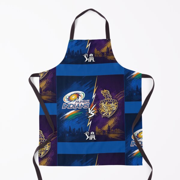 Item preview, Mumbai Indians vs KKR IPL Cricket T-Shirt designed and sold by Crick-Art.
