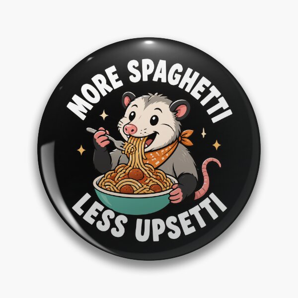 Item preview, More Spaghetti Less Upsetti Possum Funny Kids Spaghetti Gear designed and sold by DynamicDesign.