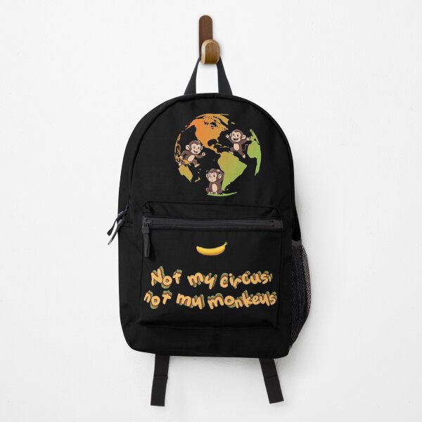 Item preview, Not My Circus Not My Monkeys Funny Monkey World Humor Design designed and sold by TestudoDesign.