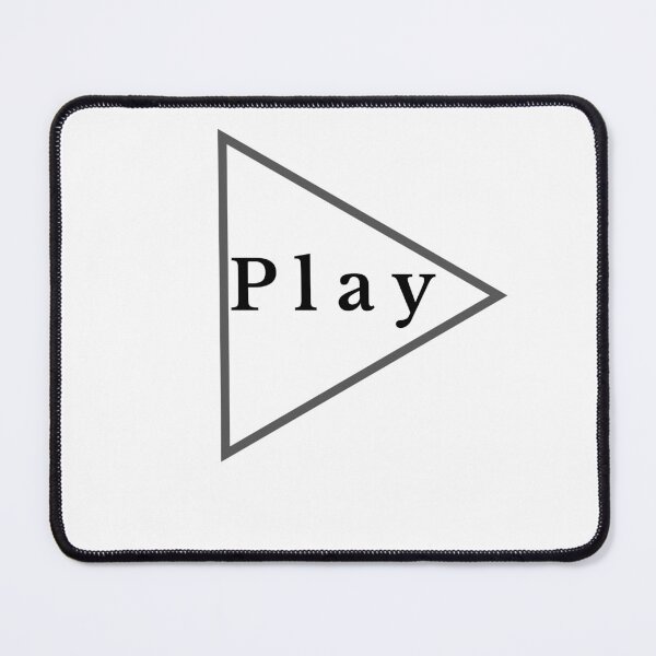 Item preview, Minimalist Play Symbol for Gamers designed and sold by divinaimpresion.